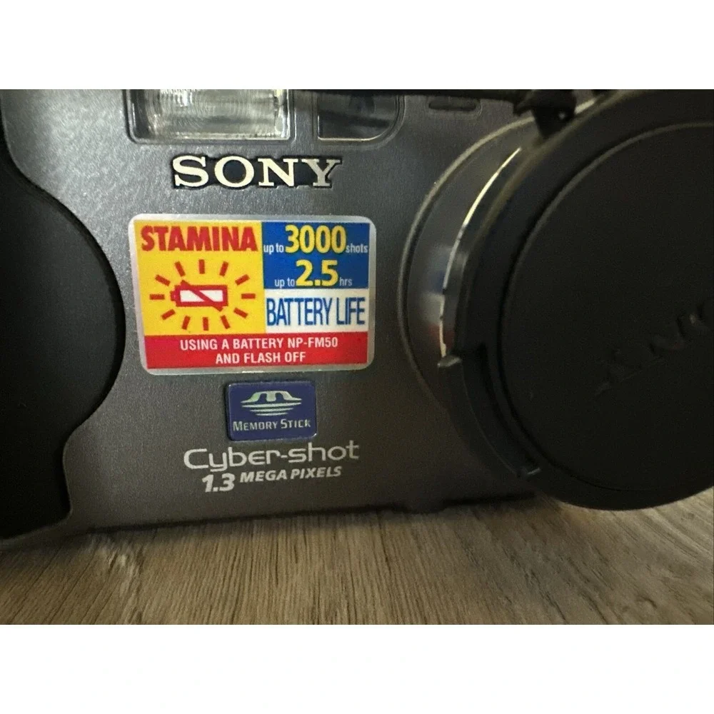 Sony Cyber-shot DSC-S30 1.3MP Digital Camera‎ Battery No Memory Stick W/case
